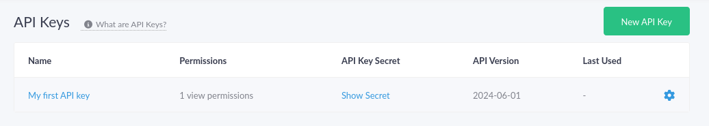 API Keys