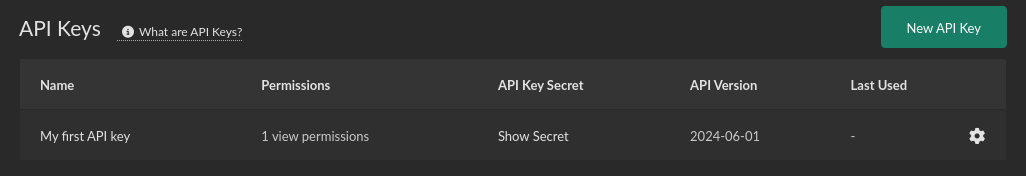 API Keys