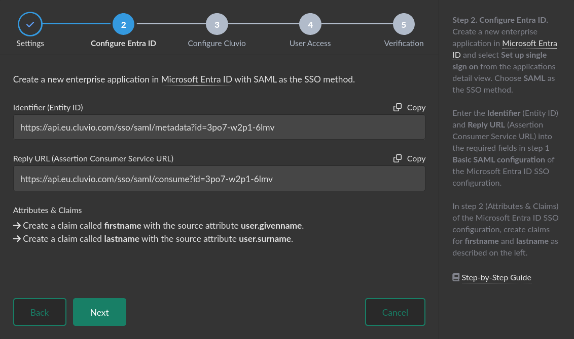 Microsoft Entra ID Step 2