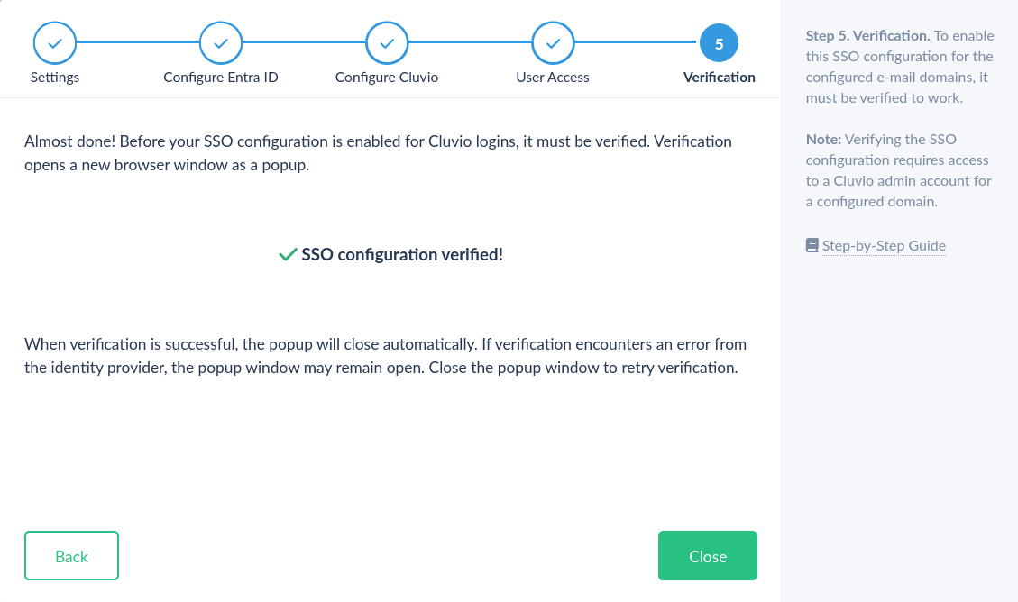 Microsoft Entra ID Step 5 Success