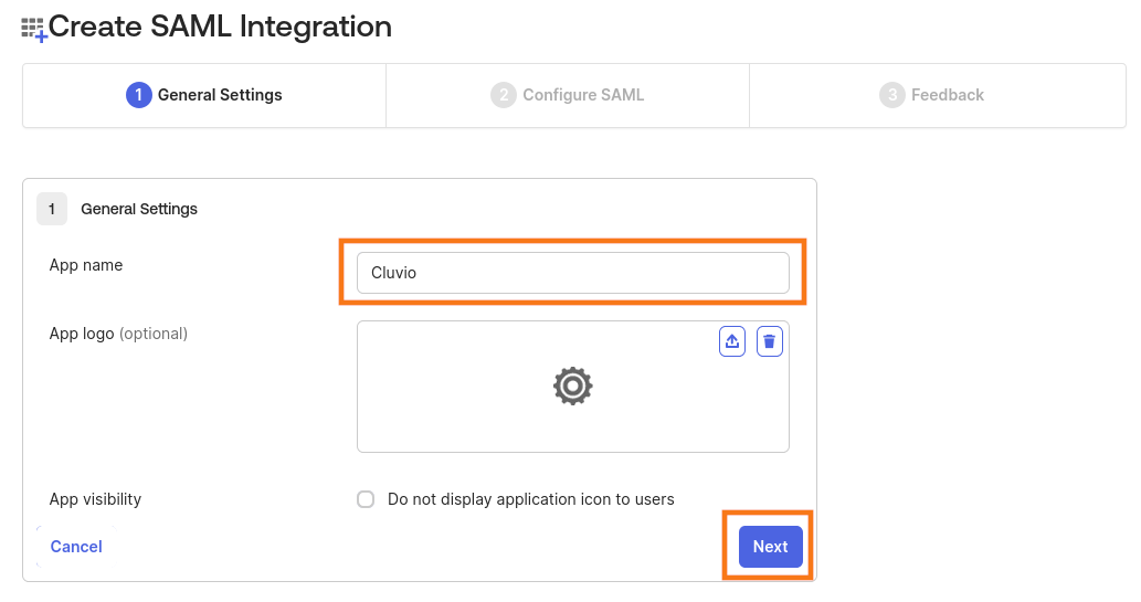 Okta Admin Console Step 4