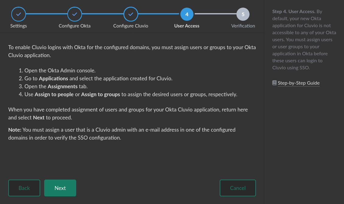 Okta Step 4