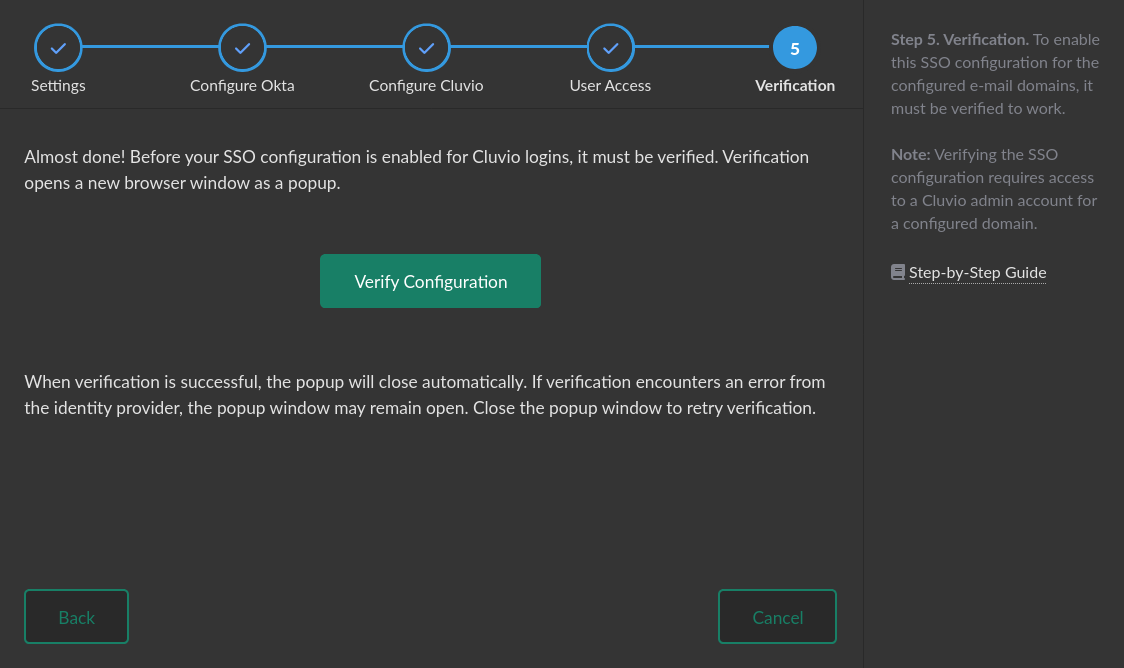 Okta Step 5